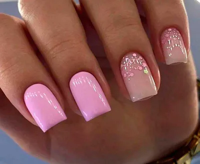 Модные блестящие накладные ногти ярко-розового цвета, 24 шт., с дизайном  миндаль, оставьте маникюр, леопард, искусственные ногти, набор для  прессования ногтей | AliExpress