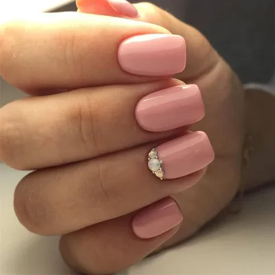 Дизайн ногтей розового цвета (57 фото)