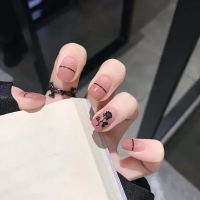 🌿Лучшие идеи маникюра 2020🌿 | French nails, Black acrylic nails, Nails