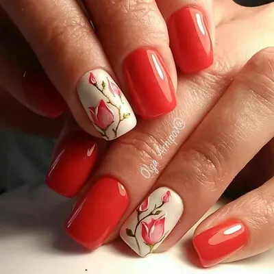 465 kedvelés, 2 hozzászólás – Маникюр. МАСТЕР-КЛАССЫ (@nails_by_steps)  Instagram-hozzászólása: “МК \"МАКИ\" Watercolo… | Цветочные ногти,  Дизайнерские ногти, Нейл-арт