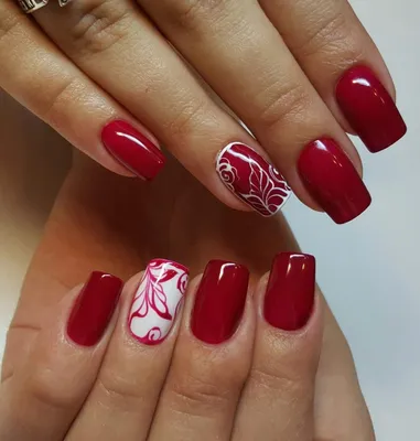 Дизайн ногтей гель-лак shellac - Акрил + роспись (видео уроки дизайна ногтей)  - YouTube