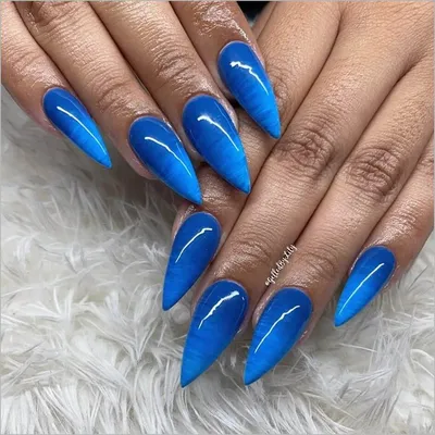 Новинки синего маникюра: 80 свежих фото | Blue nail art designs, Blue nail  art, Blue nails