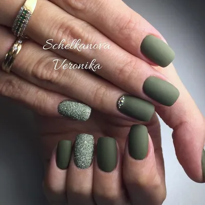 Маникюр цвета хаки – стильное и... - Viktoriya_Era_nails | Facebook