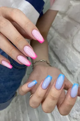 Цветной френч на весну 2023: 10 самых красивых маникюров 💅 | theGirl