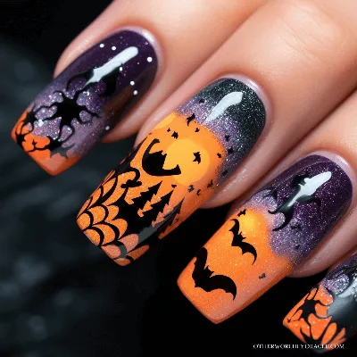 black jelly witch nails (from SinCityTalons on etsy) : r/Nails