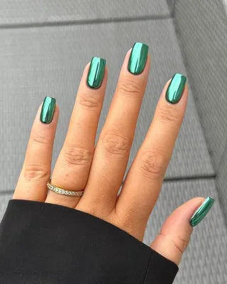 Ногти зеленые фото фото