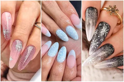 Colorful Christmas Nails Winter Nail Designs. Stock Photo - Image of  glitter, fingers: 81827798