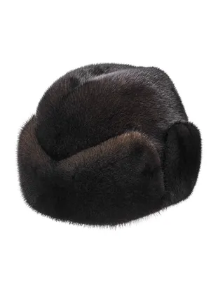 Купить Норковая шапка, мужская зимняя теплая норковая шапка из цельного  меха норки, северо-восточная меховая шапка для папы среднего и старшего  возраста | Joom