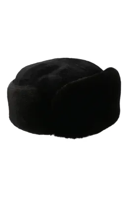 2023 зимняя мужская меховая шапка кожаная норковая шапка-ушанка для мужчин  русский охотничий черный - URSFUR