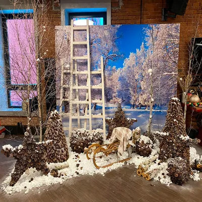Новогодняя фотозона в аренду в Москве за 15000 ₽ | Пифакит