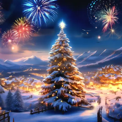 Обои на рабочий стол Новогодний интерьер: елка, камин, свечи, подарки в  праздничном духе, обои для рабочего стола, скачать обои, обои бесплатно
