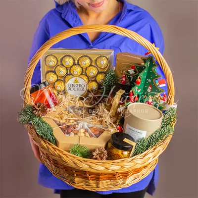 Корзина с фруктами | Рождественские изделия, Новогодние подарки,  Рождественские идеи