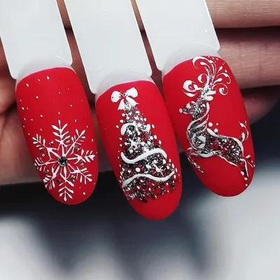 новогодние шары на ногтях｜Поиск в TikTok