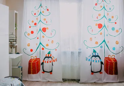 Как мы с шестилеткой делали себе новогодние шторы | Куколки МиМиМи | Дзен