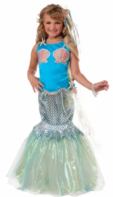 Купить карнавальный костюм ROYAL FELLE Русалка Рыбка, бирюзовый, 104, цены  на Мегамаркет | Артикул: 600011939492