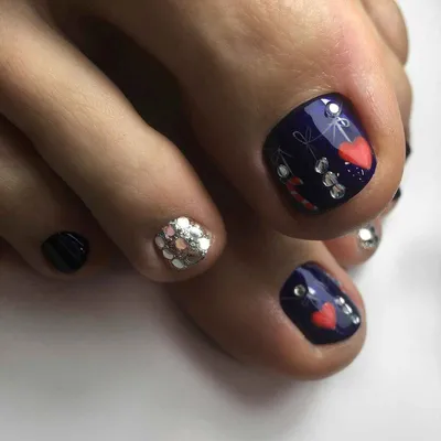 30 идей новогоднего педикюра! | Nailspiration.net