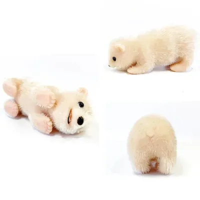 Купить реалистичная мягкая игрушка Hansa Белый медведь, игрушка на руку, 31  см, цены на Мегамаркет | Артикул: 100023349339