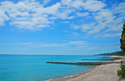 Лучшие пляжи Нового Афона в Абхазии 2024: список, на карте, песок или  галька, фото и описание