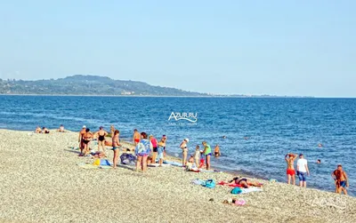 Пляжи в Новом Афоне в Абхазии