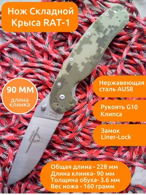 Складной Нож Крыса Ontario 8848 RAT 1 - купить по выгодной цене | Kusnica