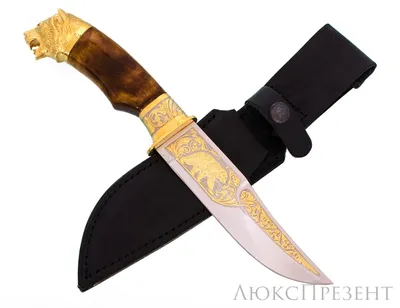 Златоустовский нож \"Медведь\" - артикул LM909 - купить с бесплатной  доставкой по Москве