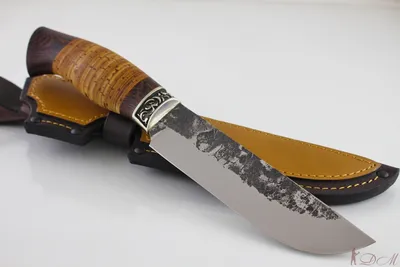 Купить охотничий Нож Медведь из кованой стали 95х18 с доставкой по Москве и  России.