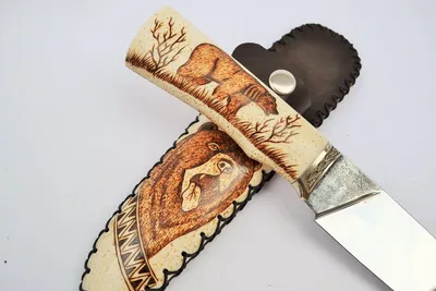 Нож Медведь - купить в Москве, продажа элитных ножей, цена 5 000 руб.