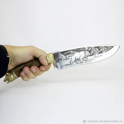 Складной нож «Медведь» | Мастерская Чебуркова – купить в интернет-магазине  «Ножинск» | Артикул Ch.K01 Медведь