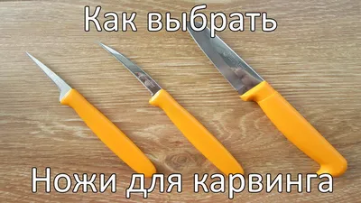 Ножи для карвинга: виды, выбор и правила использования