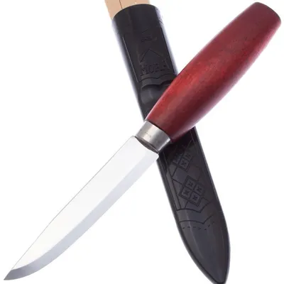 Нож Morakniv Classic № 1, углеродистая сталь, береза, красный - купить нож  Мора Классик 1