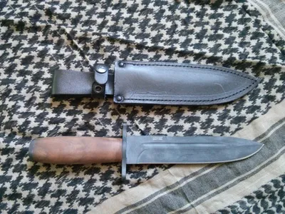 Нож Самсонова Медвежий (сталь 95Х18, рукоять орех) с быстрой доставкой по  Москве и всей России от Али Аскерова