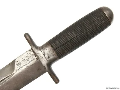 Клинок самсонова из легированной инструментальной стали марки 9хф - большой  нож охотничий с толстым обухом высокого качества