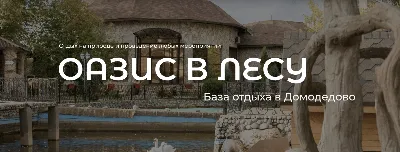 Гостиница ОАЗИС В ЛЕСУ - (ДОМОДЕДОВО, ТРАСС ДОН М-4) - ОТДЫХ НА ПРИРОДЕ 3*,  Московская область, Домодедовский район, мкр. Барыбино, Каширское шоссе, 63  км сайт партнер