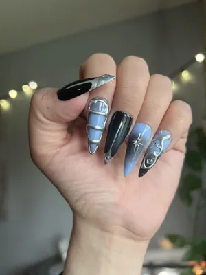 What to Know About the Trending 3D Chrome Manicure Seen on Celebrities