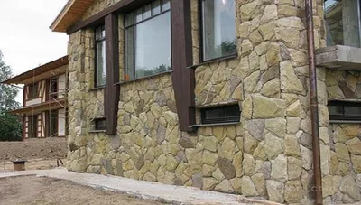 Отделка (облицовка) камнем фасадов дома в Воронеже: частные дома, коттеджи