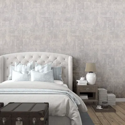 Бетон, минимализм и фото-обои в спальне: стильная квартира в Москве 〛 ◾  Фото ◾ Идеи ◾ Дизайн