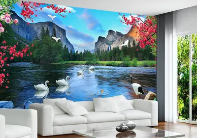 3D фотообои в гостиную зал спальню природа пейзаж обои (ID#1747166436),  цена: 350 ₴, купить на Prom.ua