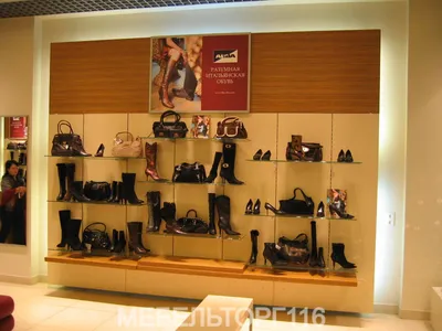 Торговое оборудование для фирменного магазина обуви «Basconi» 2010 |  Компания Пирамида
