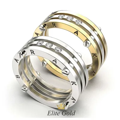 Авторские обручальные кольца Catena с шарнирами и болтами купить от 62246  грн | EliteGold.ua