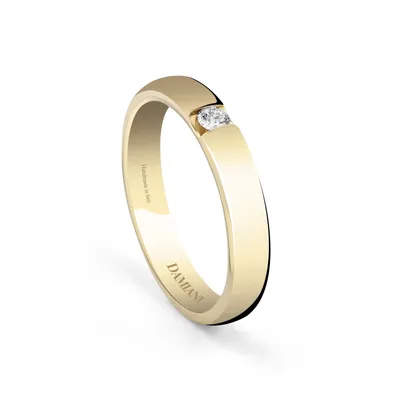 Damiani wedding rings made of white gold D.Sid collection