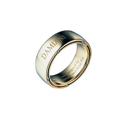 Обручальное кольцо в стиле Damiani белое золото с бриллиантами — купить  изделие в интернет-магазине «Планета Золота» по выгодной цене в Киеве