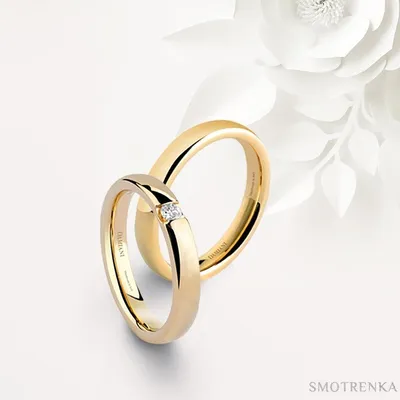 Обручальные кольца Damiani из белого золота коллекция D.Sid