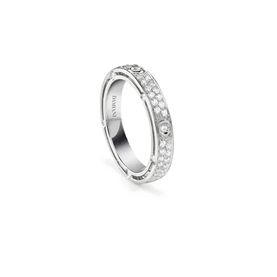 Кольцо Damiani Wedding White Gold 3.5 mm (36481) купить в Москве, выгодная  цена - ломбард на Кутузовском