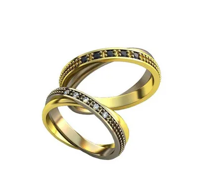 Обручальные кольца для женщин, двойное кольцо с муассанитом, карат |  AliExpress