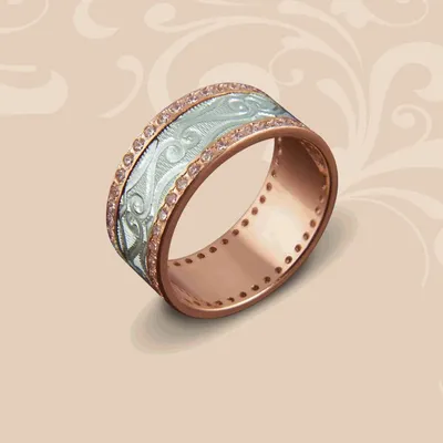 Обручальное Кольцо Из Серебра с Золотыми Пластинами — Купить на BIGL.UA ᐉ  Удобная Доставка (1878654045)