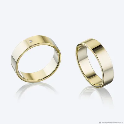 ПК-117-00 Обручальное кольцо из платины гладкое - PlatinumLab