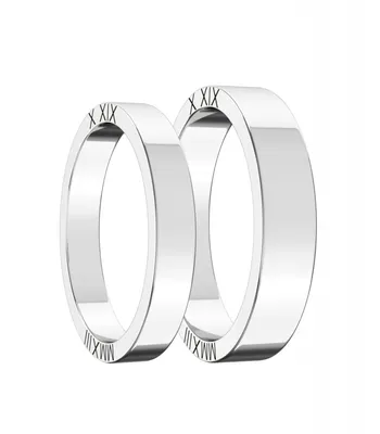 Серебряные обручальные кольца классические \"Классика\" Кольца из серебра 925  пробы - купить по лучшей цене в Miss Silver