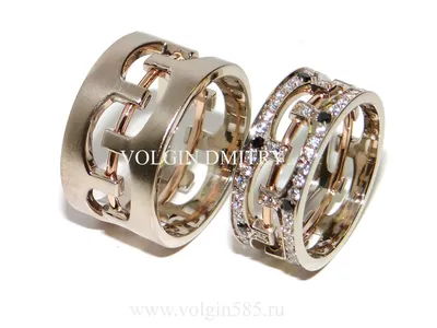 Обручальное кольцо из красного золота с фианитами купить в  интернет-магазине ATOLL в Новосибирске