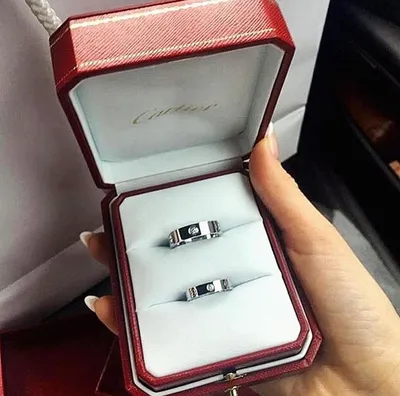 Пара обручальных колец из вольфрама - Cartier (ID#686703386), цена: 2400 ₴,  купить на Prom.ua