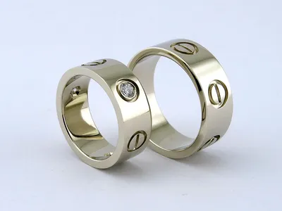 Обручальное кольцо \"\"Картье\"\" 472807\" - купить Золотые обручальные кольца в  интернет магазине GSW